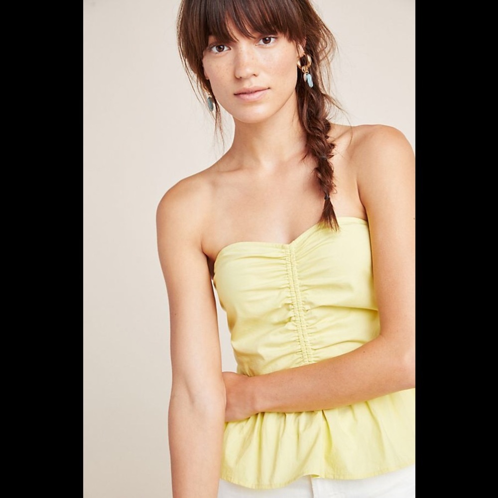 Anthropologie Bare Voile Peplum NWT - Picture 2 of 7